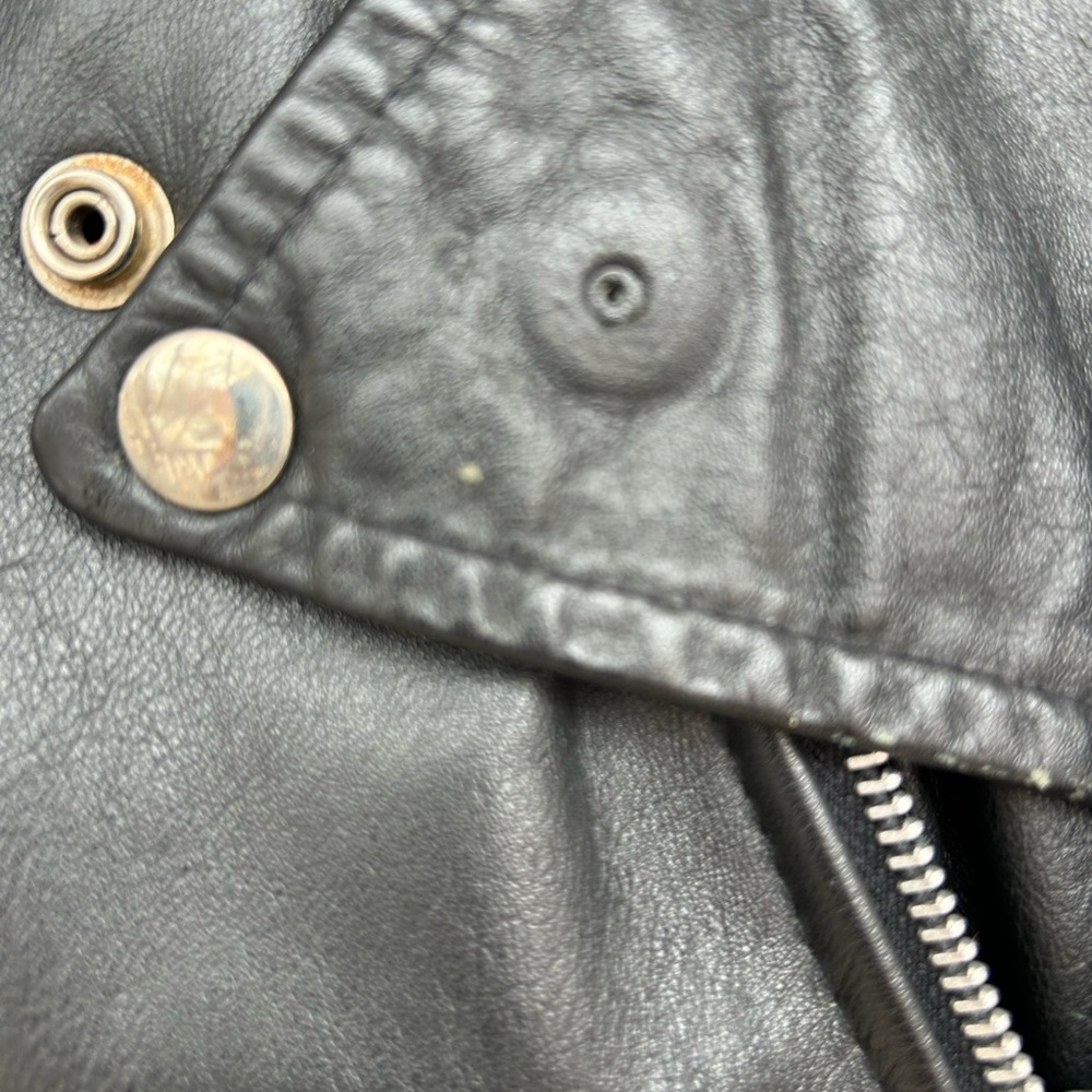 Betty Boop Painted Leather biker jacket - Picture 12 of 16